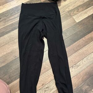 Aerie Cross-Over Black Leggings